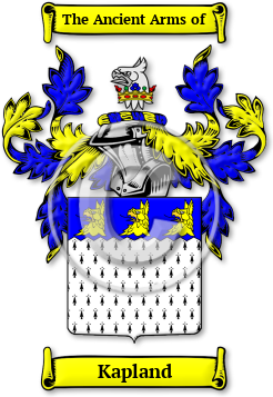 Kapland Family Crest Download (jpg) Legacy Series - 150 DPI