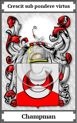 Champman Family Crest Download (JPG)  Book Plated - 150 DPI