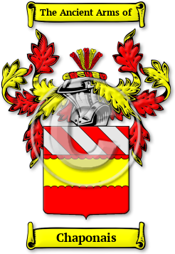 Chaponais Family Crest Download (JPG) Legacy Series - 600 DPI