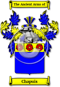 Chapuis Family Crest Download (jpg) Legacy Series - 150 DPI