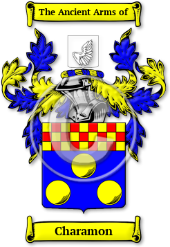 Charamon Family Crest Download (jpg) Legacy Series - 150 DPI