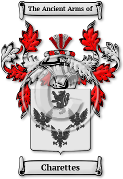 Charettes Family Crest Download (jpg) Legacy Series - 150 DPI