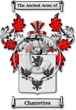 Charrettes Family Crest Download (jpg) Legacy Series - 150 DPI