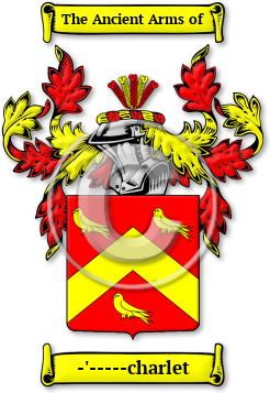 -'-----charlet Family Crest Download (jpg) Legacy Series - 150 DPI