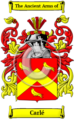 Carlé Family Crest Download (JPG) Heritage Series - 300 DPI