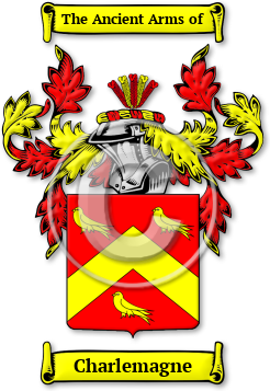 Charlemagne Family Crest Download (jpg) Legacy Series - 150 DPI