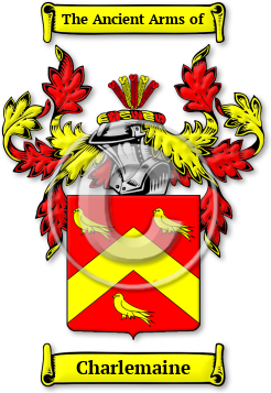 Charlemaine Family Crest Download (jpg) Legacy Series - 150 DPI