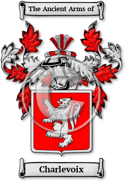 Charlevoix Family Crest Download (jpg) Legacy Series - 150 DPI