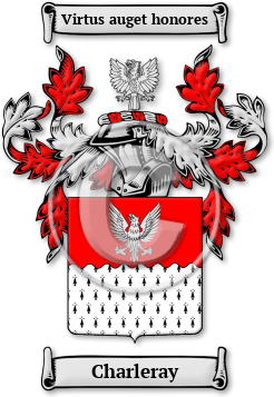 Charleray Family Crest Download (jpg) Legacy Series - 150 DPI