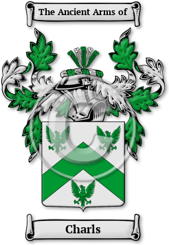 Charls Family Crest Download (jpg) Legacy Series - 150 DPI