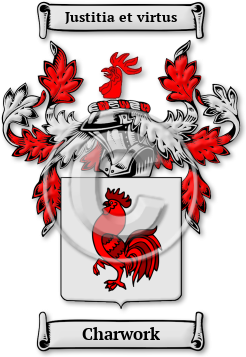 Charwork Family Crest Download (jpg) Legacy Series - 150 DPI