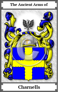 Charnells Family Crest Download (JPG)  Book Plated - 150 DPI