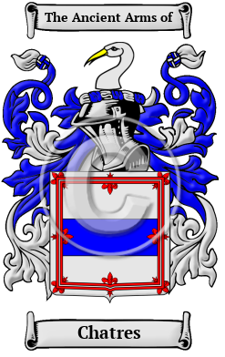 Chatres Family Crest Download (JPG) Heritage Series - 600 DPI