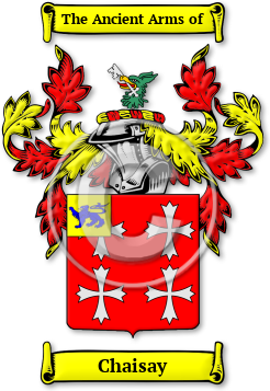 Chaisay Family Crest Download (jpg) Legacy Series - 150 DPI