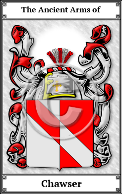 Chawser Family Crest Download (JPG)  Book Plated - 150 DPI