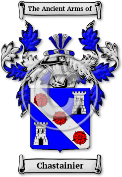 Chastainier Family Crest Download (JPG) Legacy Series - 600 DPI