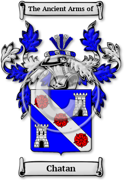 Chatan Family Crest Download (JPG) Legacy Series - 600 DPI