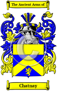 Chatnay Family Crest/Coat of Arms