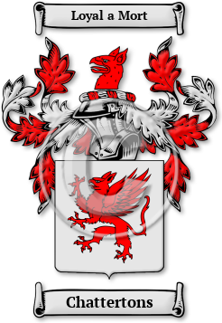 Chattertons Family Crest Download (jpg) Legacy Series - 150 DPI