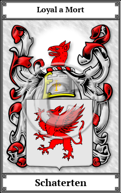 Schaterten Family Crest Download (JPG) Book Plated - 600 DPI