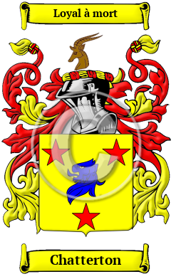 Chatterton Family Crest Download (JPG) Heritage Series - 300 DPI