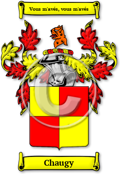 Chaugy Family Crest Download (JPG) Legacy Series - 600 DPI