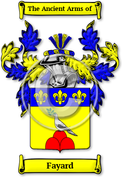 Fayard Family Crest Download (jpg) Legacy Series - 150 DPI