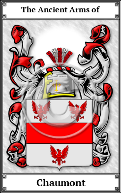 Chaumont Family Crest Download (JPG)  Book Plated - 150 DPI