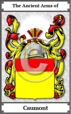 Caumont Family Crest Download (JPG)  Book Plated - 150 DPI