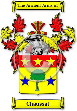 Chaussat Family Crest Download (jpg) Legacy Series - 150 DPI
