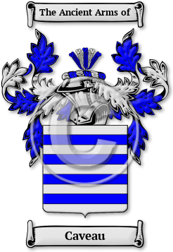 Caveau Family Crest Download (JPG) Legacy Series - 600 DPI