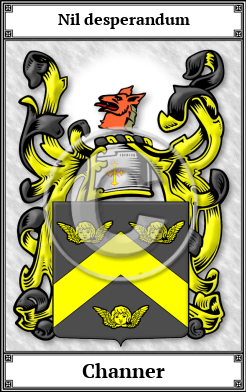 Channer Family Crest Download (JPG)  Book Plated - 150 DPI