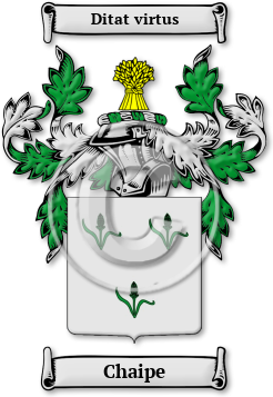 Chaipe Family Crest Download (jpg) Legacy Series - 150 DPI