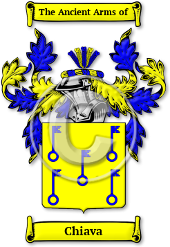 Chiava Family Crest Download (JPG) Legacy Series - 600 DPI