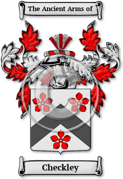 Checkley Family Crest Download (jpg) Legacy Series - 150 DPI