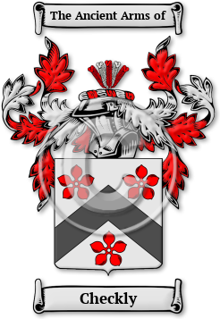 Checkly Family Crest Download (jpg) Legacy Series - 150 DPI