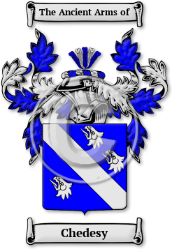 Chedesy Family Crest Download (jpg) Legacy Series - 150 DPI