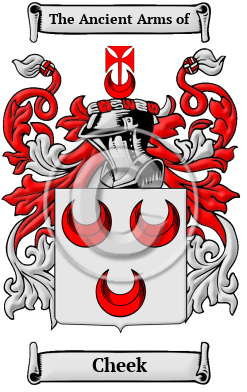 Cheek Family Crest/Coat of Arms