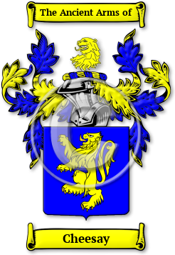 Cheesay Family Crest Download (jpg) Legacy Series - 150 DPI