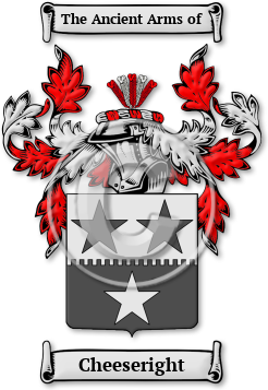 Cheeseright Family Crest Download (jpg) Legacy Series - 150 DPI