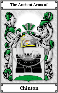Chinton Family Crest Download (JPG)  Book Plated - 150 DPI