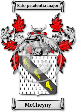McCheyny Family Crest Download (jpg) Legacy Series - 150 DPI