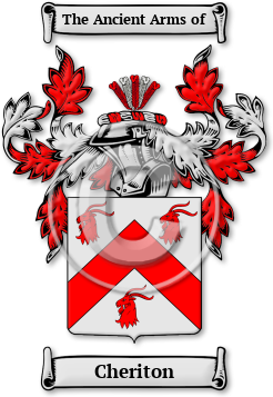 Cheriton Family Crest Download (jpg) Legacy Series - 150 DPI