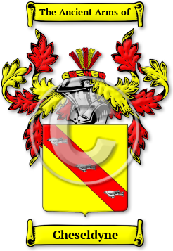 Cheseldyne Family Crest Download (jpg) Legacy Series - 150 DPI