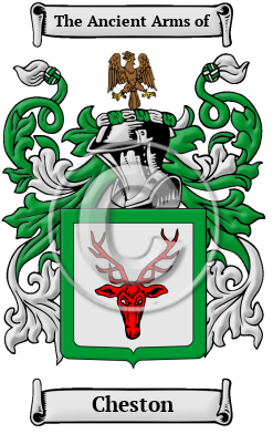 Cheston Family Crest/Coat of Arms