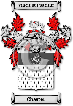 Chaster Family Crest Download (JPG) Legacy Series - 600 DPI