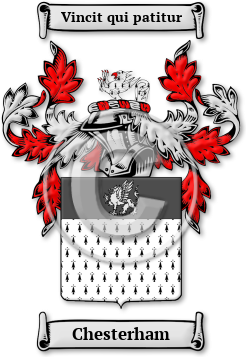 Chesterham Family Crest Download (jpg) Legacy Series - 150 DPI