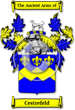 Cestrefeld Family Crest Download (jpg) Legacy Series - 150 DPI