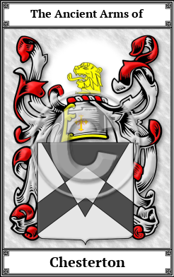 Chesterton Family Crest Download (JPG)  Book Plated - 150 DPI