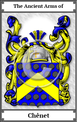 Chênet Family Crest Download (JPG)  Book Plated - 150 DPI